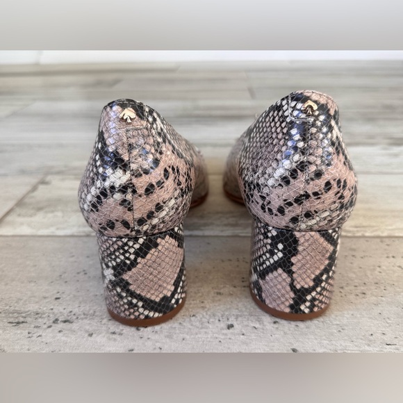 Kate Spade Snake Print Block Heels - Picture 6 of 15